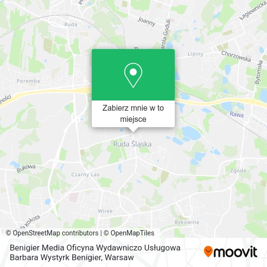 Mapa Benigier Media Oficyna Wydawniczo Usługowa Barbara Wystyrk Benigier