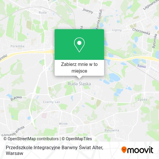 Mapa Przedszkole Integracyjne Barwny Świat Alter