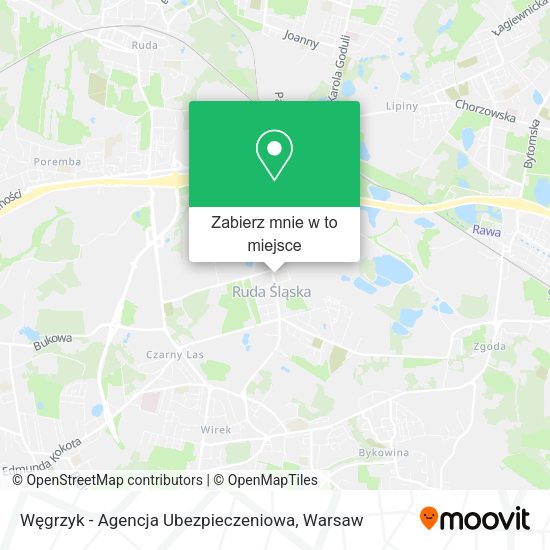 Mapa Węgrzyk - Agencja Ubezpieczeniowa