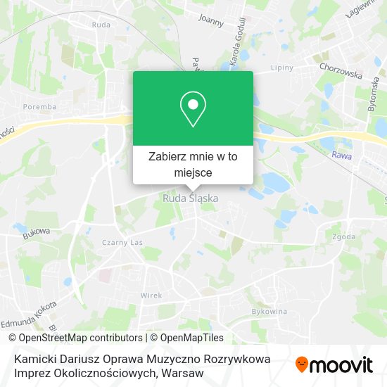 Mapa Kamicki Dariusz Oprawa Muzyczno Rozrywkowa Imprez Okolicznościowych