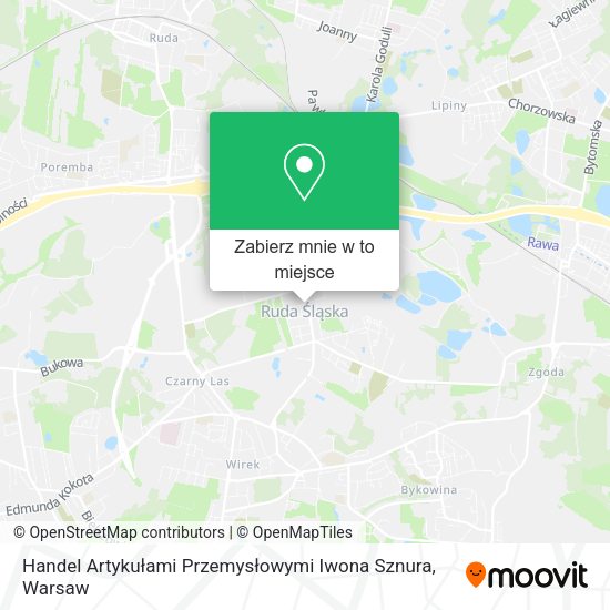 Mapa Handel Artykułami Przemysłowymi Iwona Sznura