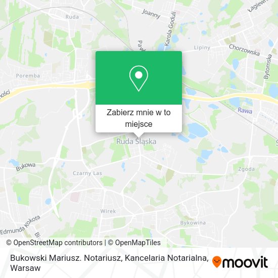 Mapa Bukowski Mariusz. Notariusz, Kancelaria Notarialna