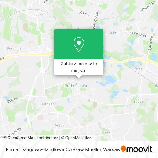 Mapa Firma Usługowo-Handlowa Czesław Mueller