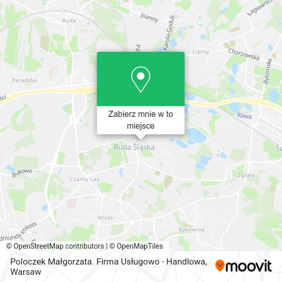 Mapa Poloczek Małgorzata. Firma Usługowo - Handlowa