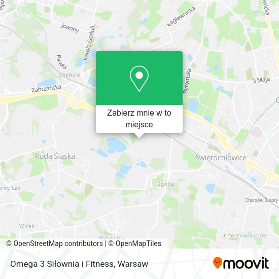 Mapa Omega 3 Siłownia i Fitness