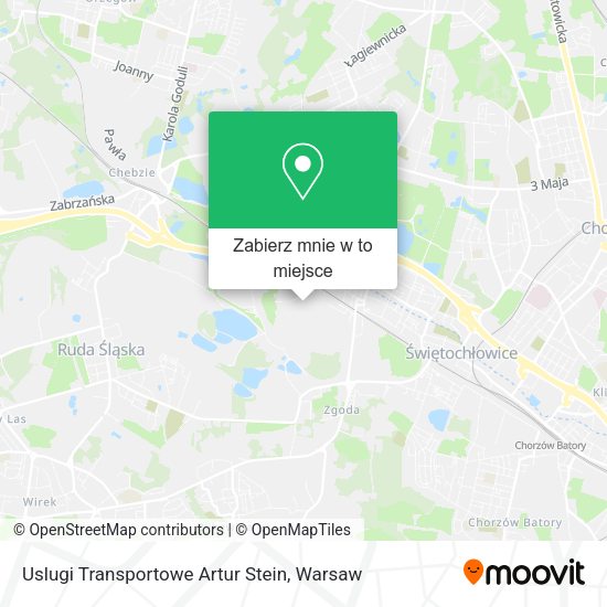 Mapa Uslugi Transportowe Artur Stein