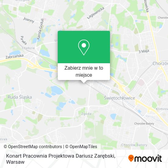 Mapa Konart Pracownia Projektowa Dariusz Zarębski