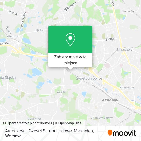 Mapa Autoczęści. Części Samochodowe, Mercedes