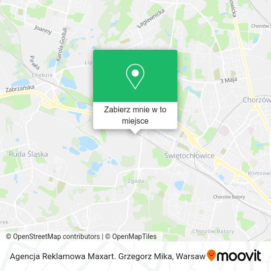 Mapa Agencja Reklamowa Maxart. Grzegorz Mika