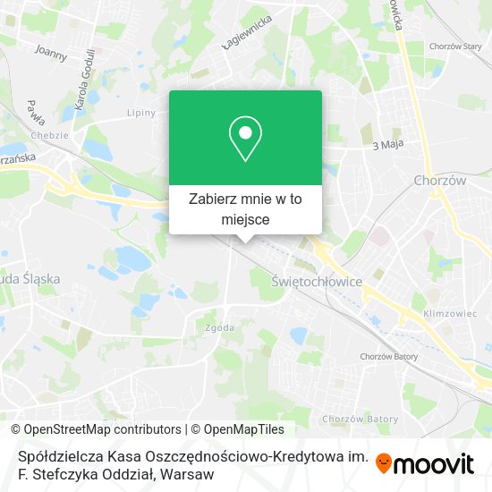 Mapa Spółdzielcza Kasa Oszczędnościowo-Kredytowa im. F. Stefczyka Oddział