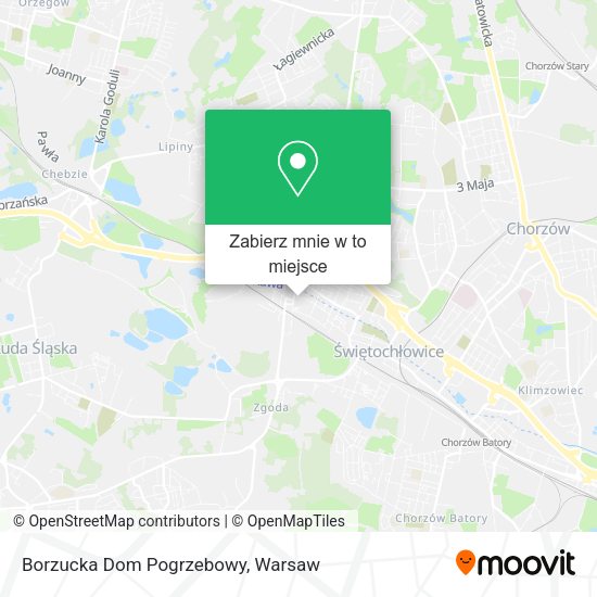 Mapa Borzucka Dom Pogrzebowy