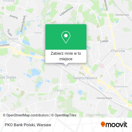 Mapa PKO Bank Polski