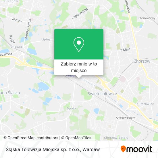 Mapa Śląska Telewizja Miejska sp. z o.o.