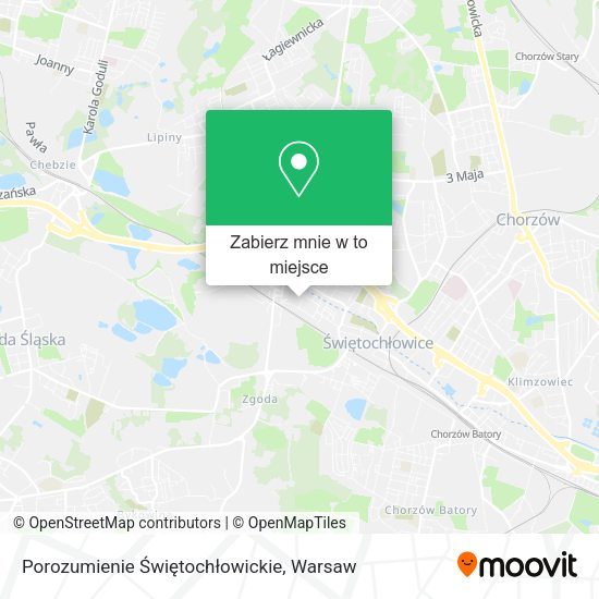 Mapa Porozumienie Świętochłowickie