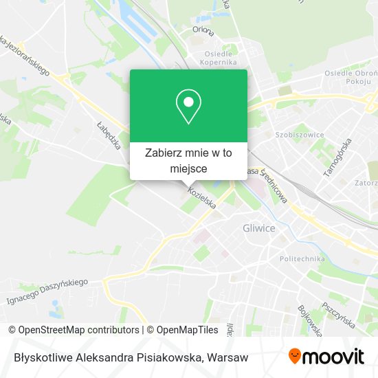 Mapa Błyskotliwe Aleksandra Pisiakowska