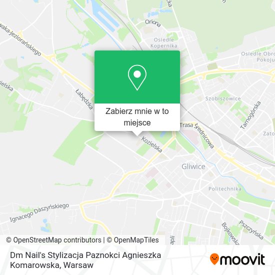 Mapa Dm Nail's Stylizacja Paznokci Agnieszka Komarowska