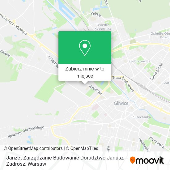 Mapa Janzet Zarządzanie Budowanie Doradztwo Janusz Zadrosz