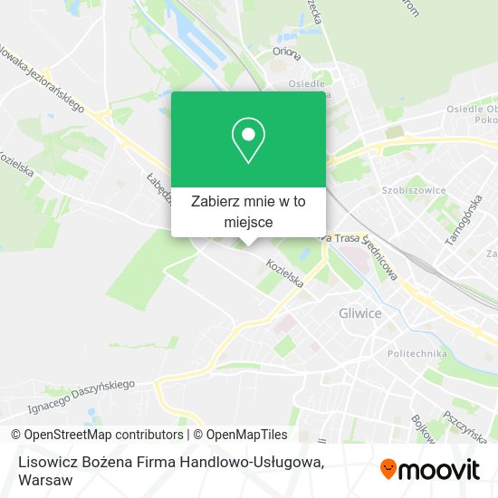 Mapa Lisowicz Bożena Firma Handlowo-Usługowa