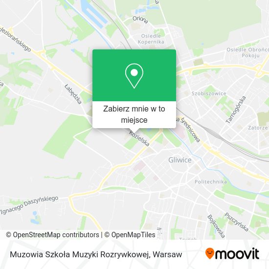 Mapa Muzowia Szkoła Muzyki Rozrywkowej