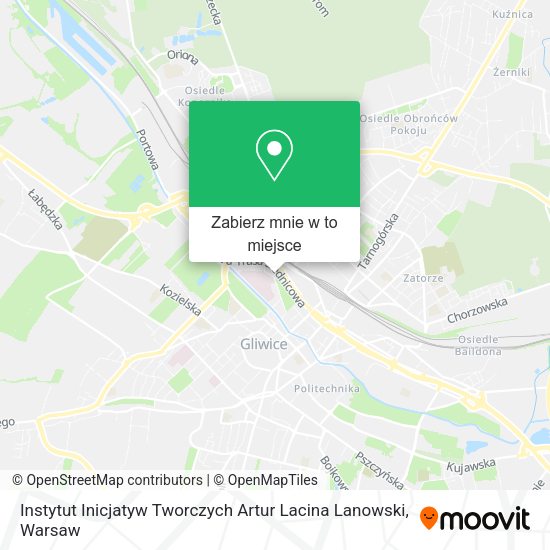 Mapa Instytut Inicjatyw Tworczych Artur Lacina Lanowski