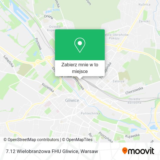 Mapa 7.12 Wielobranżowa FHU Gliwice