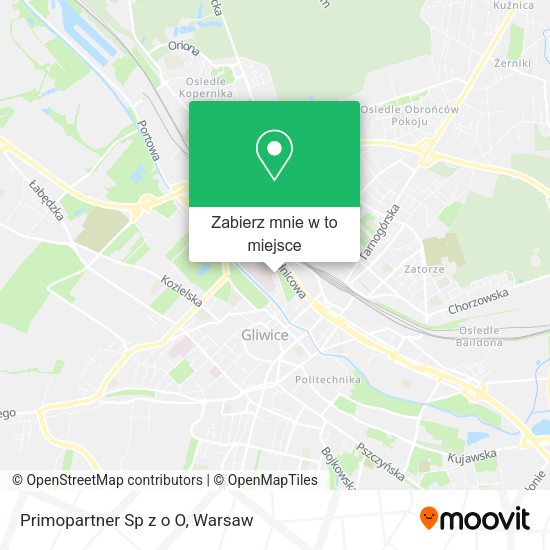 Mapa Primopartner Sp z o O