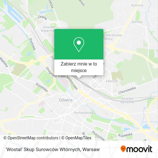 Mapa 'Wostal' Skup Surowców Wtórnych