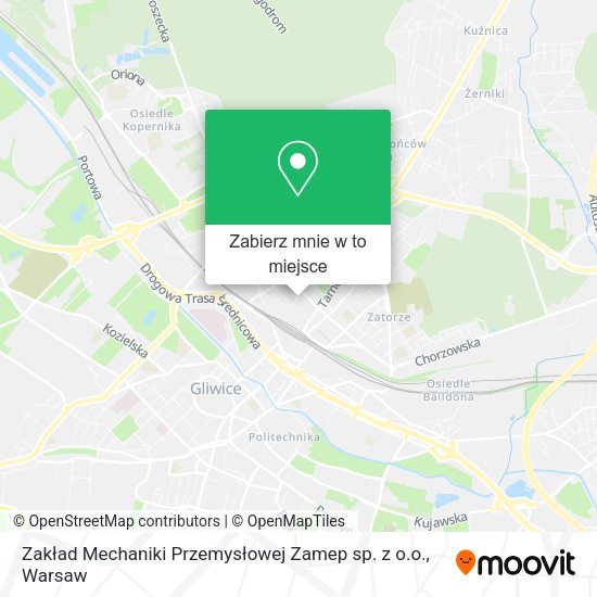 Mapa Zakład Mechaniki Przemysłowej Zamep sp. z o.o.