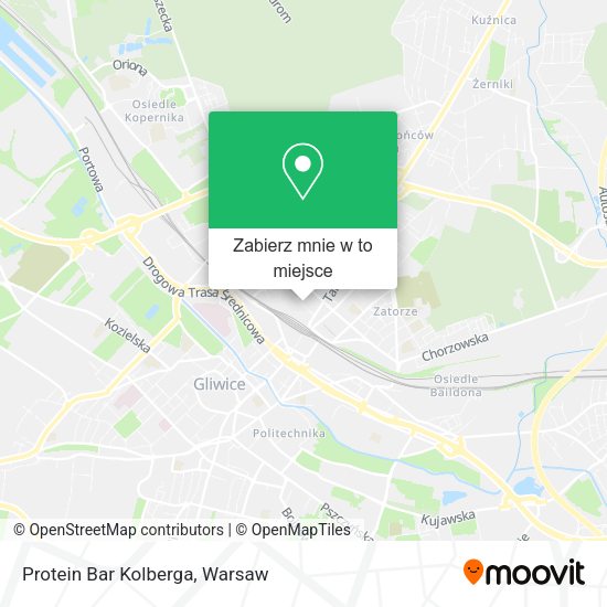 Mapa Protein Bar Kolberga