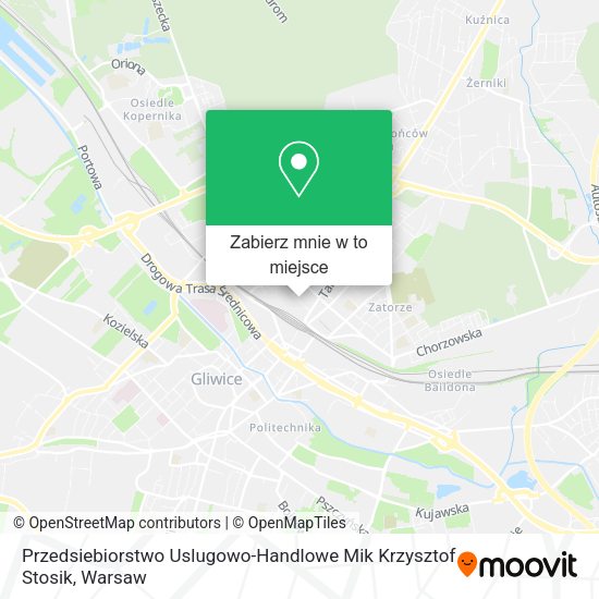 Mapa Przedsiebiorstwo Uslugowo-Handlowe Mik Krzysztof Stosik