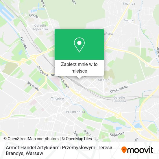 Mapa Armet Handel Artykułami Przemysłowymi Teresa Brandys