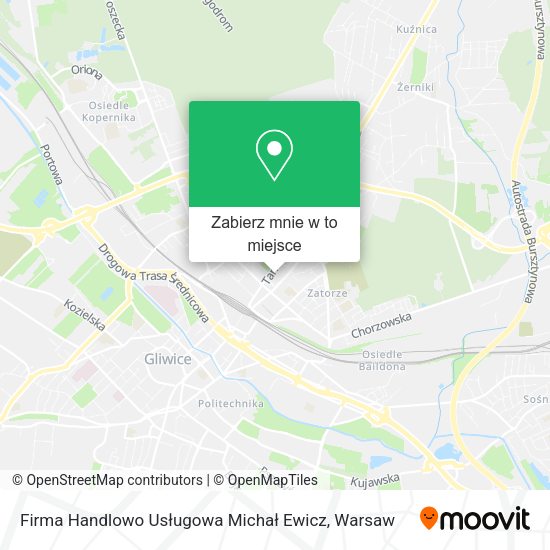 Mapa Firma Handlowo Usługowa Michał Ewicz