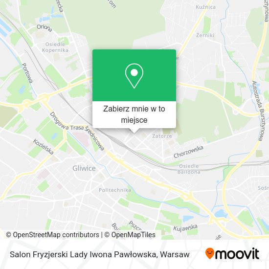 Mapa Salon Fryzjerski Lady Iwona Pawłowska