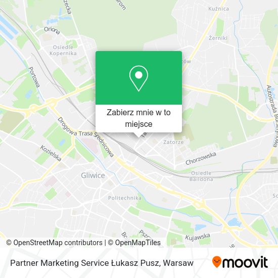 Mapa Partner Marketing Service Łukasz Pusz