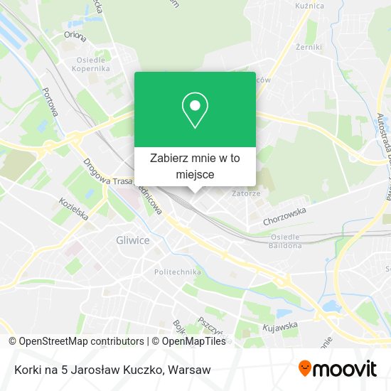 Mapa Korki na 5 Jarosław Kuczko