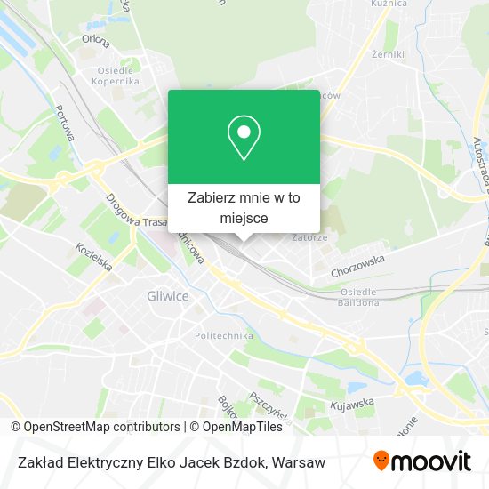 Mapa Zakład Elektryczny Elko Jacek Bzdok