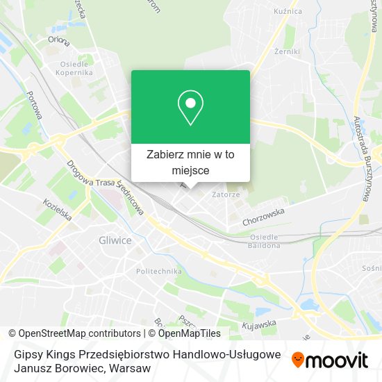 Mapa Gipsy Kings Przedsiębiorstwo Handlowo-Usługowe Janusz Borowiec