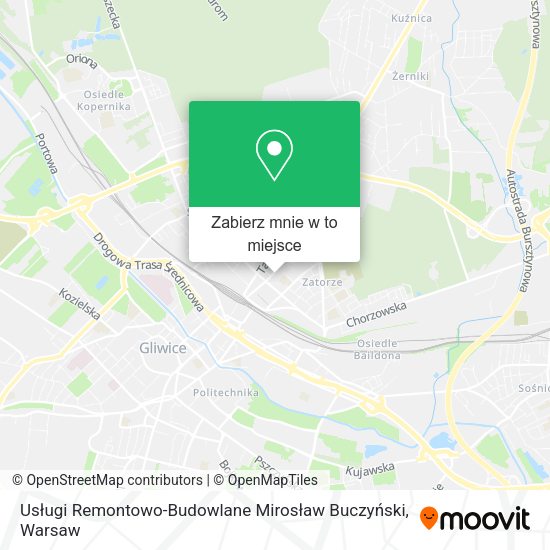 Mapa Usługi Remontowo-Budowlane Mirosław Buczyński