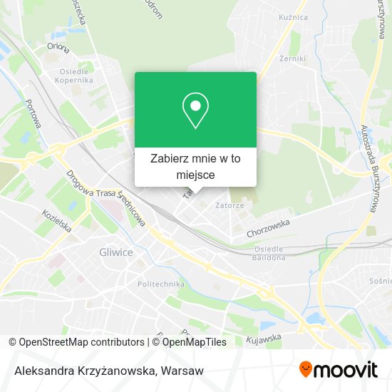 Mapa Aleksandra Krzyżanowska