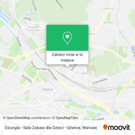 Mapa Dżungla - Sala Zabaw dla Dzieci - Gliwice