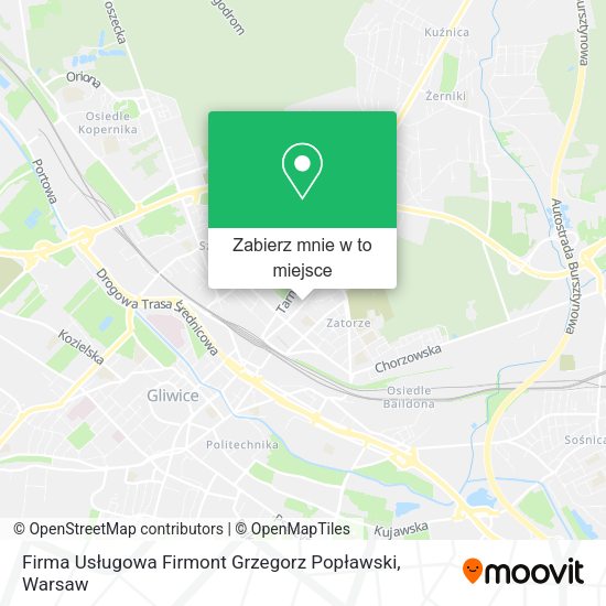 Mapa Firma Usługowa Firmont Grzegorz Popławski