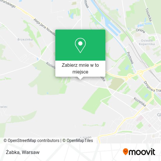 Mapa Żabka