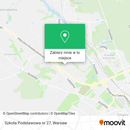 Mapa Szkoła Podstawowa nr 27