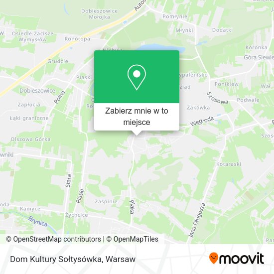 Mapa Dom Kultury Sołtysówka