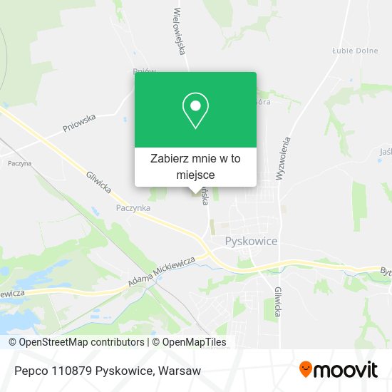 Mapa Pepco 110879 Pyskowice