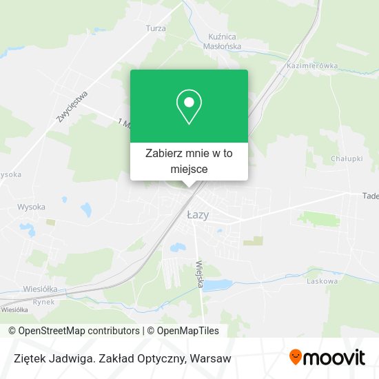 Mapa Ziętek Jadwiga. Zakład Optyczny