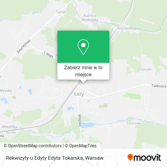 Mapa Rekwizyty u Edyty Edyta Tokarska