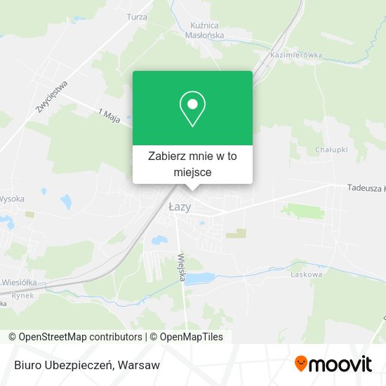 Mapa Biuro Ubezpieczeń