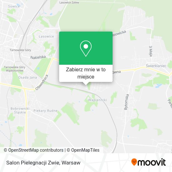 Mapa Salon Pielegnacji Zwie