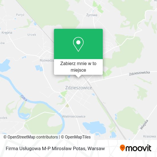 Mapa Firma Usługowa M-P Mirosław Potas